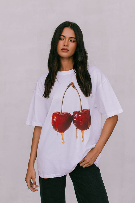 Come Get Me Honey Tee - White