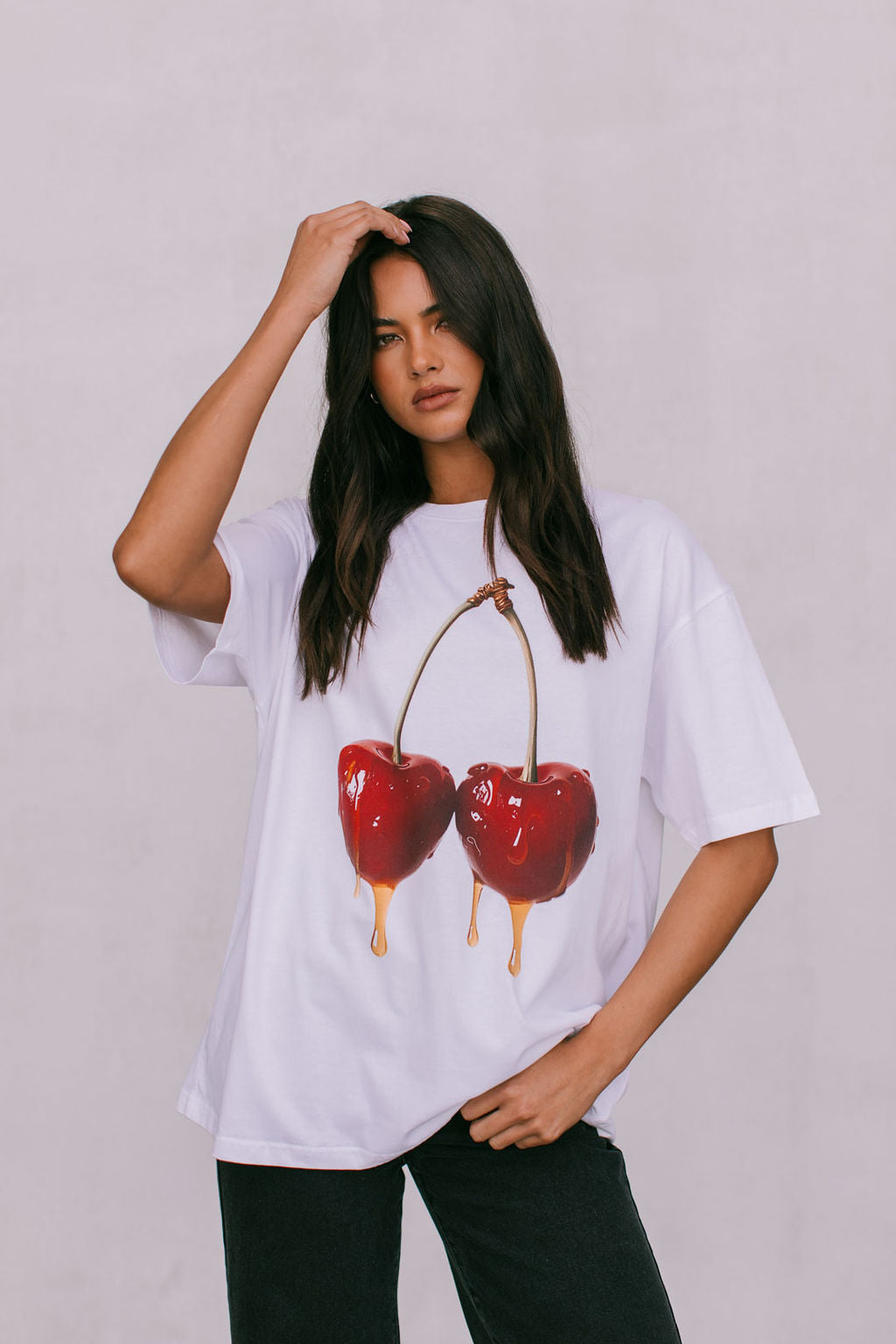Come Get Me Honey Tee White