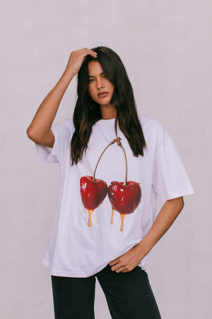 Come Get Me Honey Tee - White