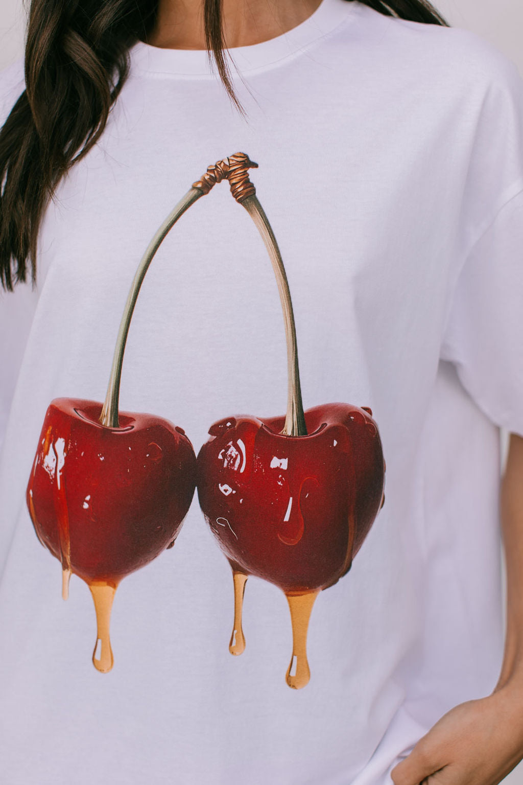 Come Get Me Honey Tee White