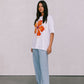 Le Fleur Tropical Tee - White