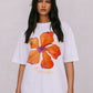 Le Fleur Tropical Tee - White