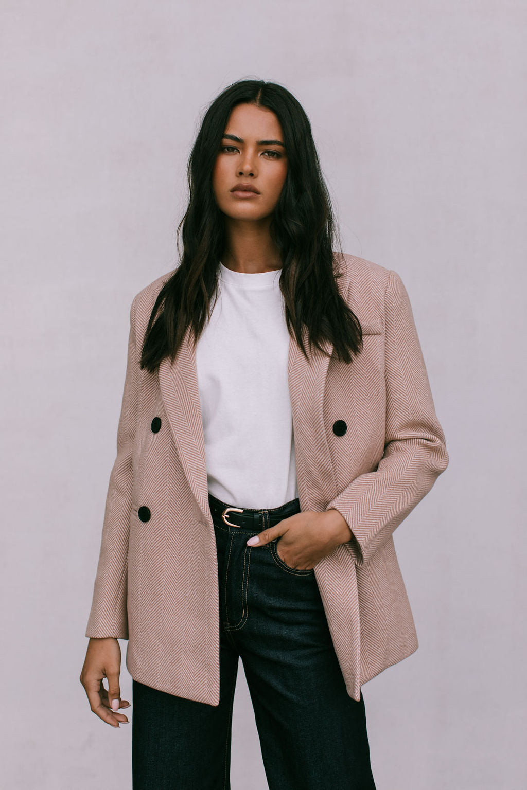 Mila Blazer Beige