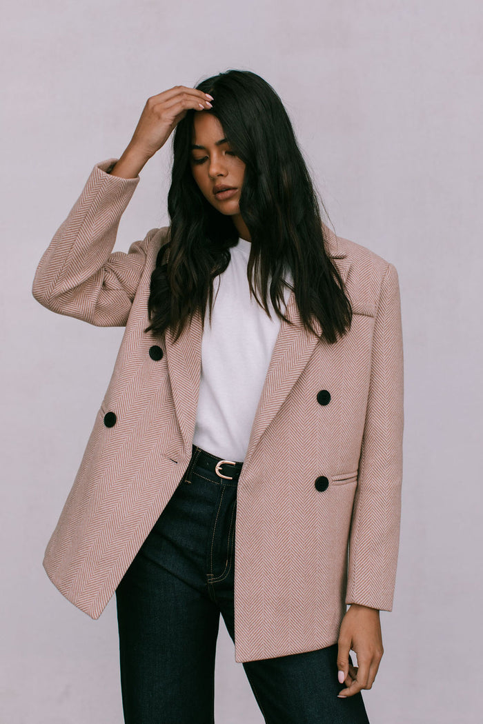 Mila Blazer Beige