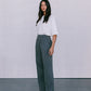 DISPATCH 09.05.25 - Cerlah Tailored Pants - Charcoal Grey/White Pinstripe