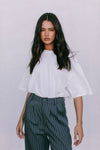 DISPATCH 09.05.25 - Cerlah Tailored Pants - Charcoal Grey/White Pinstripe