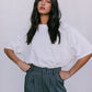 DISPATCH 09.05.25 - Cerlah Tailored Pants - Charcoal Grey/White Pinstripe