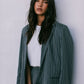 DISPATCH 09.05.25 - Quade Tailored Blazer - Charcoal Grey/White Pinstripe