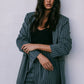 DISPATCH 09.05.25 - Quade Tailored Blazer - Charcoal Grey/White Pinstripe