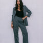 DISPATCH 09.05.25 - Quade Tailored Blazer - Charcoal Grey/White Pinstripe