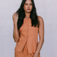 COMING SOON - Leo Tailored Pants - Rust Linen