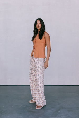 COMING SOON - Taurus Pants - Sienna Tile Print