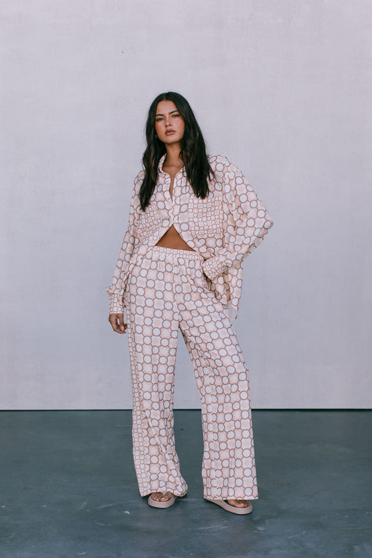 Taurus Pants - Sienna Tile Print
