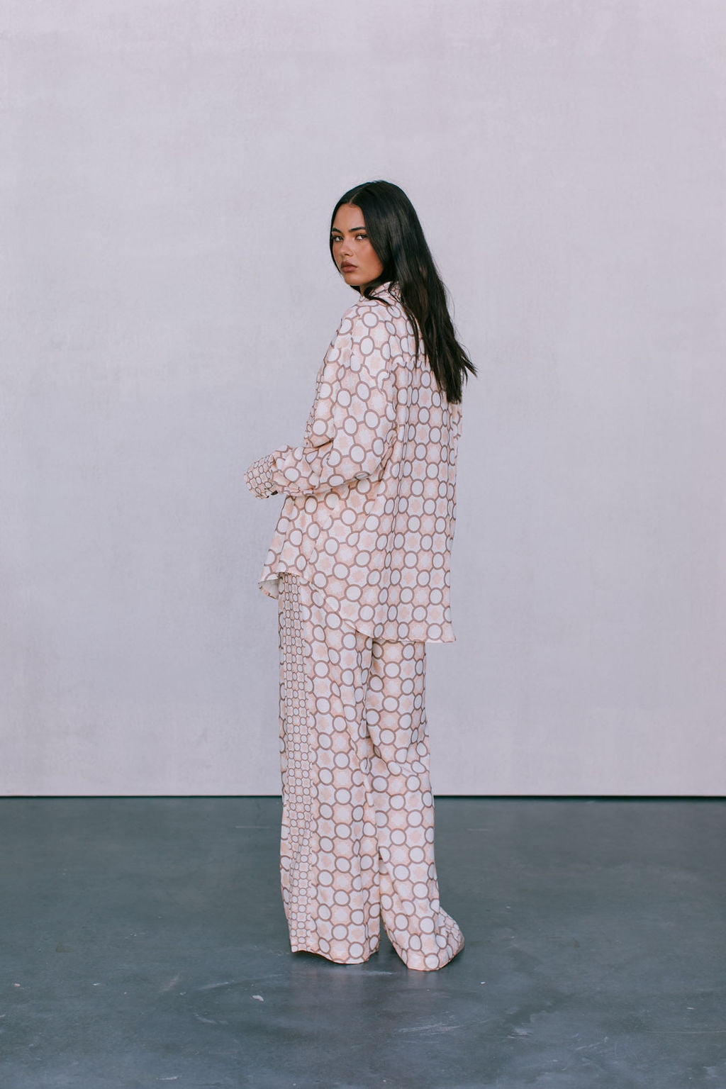 Pisces Shirt Sienna Tile Print