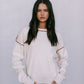 COMING SOON - Libra Knit Jumper - Cream / Chocolate Brown