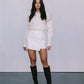 COMING SOON - Libra Knit Jumper - Cream / Chocolate Brown