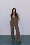 COMING SOON - Uerella Tailored Vest - Chocolate Brown