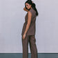 COMING SOON - Mayda Tailored Pants - Chocolate Brown