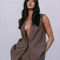 COMING SOON - Uerella Tailored Vest - Chocolate Brown