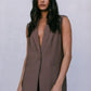 COMING SOON - Uerella Tailored Vest - Chocolate Brown