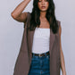 COMING SOON - Uerella Tailored Vest - Chocolate Brown