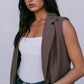 COMING SOON - Uerella Tailored Vest - Chocolate Brown