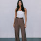 COMING SOON - Mayda Tailored Pants - Chocolate Brown
