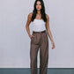 COMING SOON - Mayda Tailored Pants - Chocolate Brown
