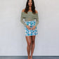 Aprire Skirt - Cobalt Floral
