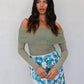 Aprire Skirt - Cobalt Floral