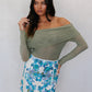 Aprire Skirt - Cobalt Floral