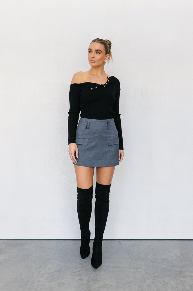 Othello Skort Charcoal