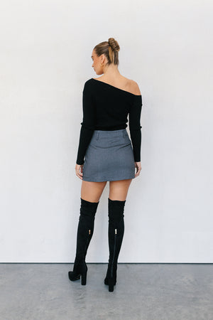 Othello Skort - Charcoal