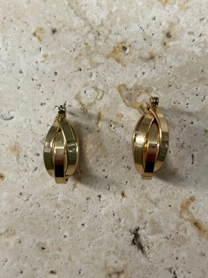 Lara Hoop Earrings - Gold