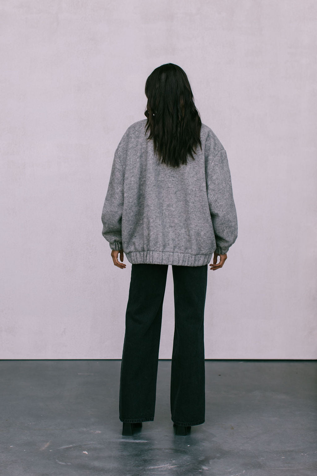 Tully Bomber Jacket Grey