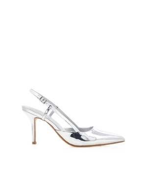 Bethany Heels Silver Chrome