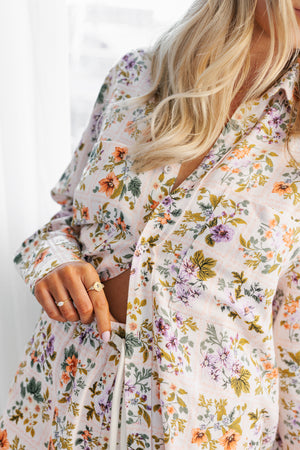 Haute Shirt - Floral Tile