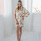 Olla Dress - Cream/Peach Floral