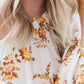 Olla Dress - Cream/Peach Floral