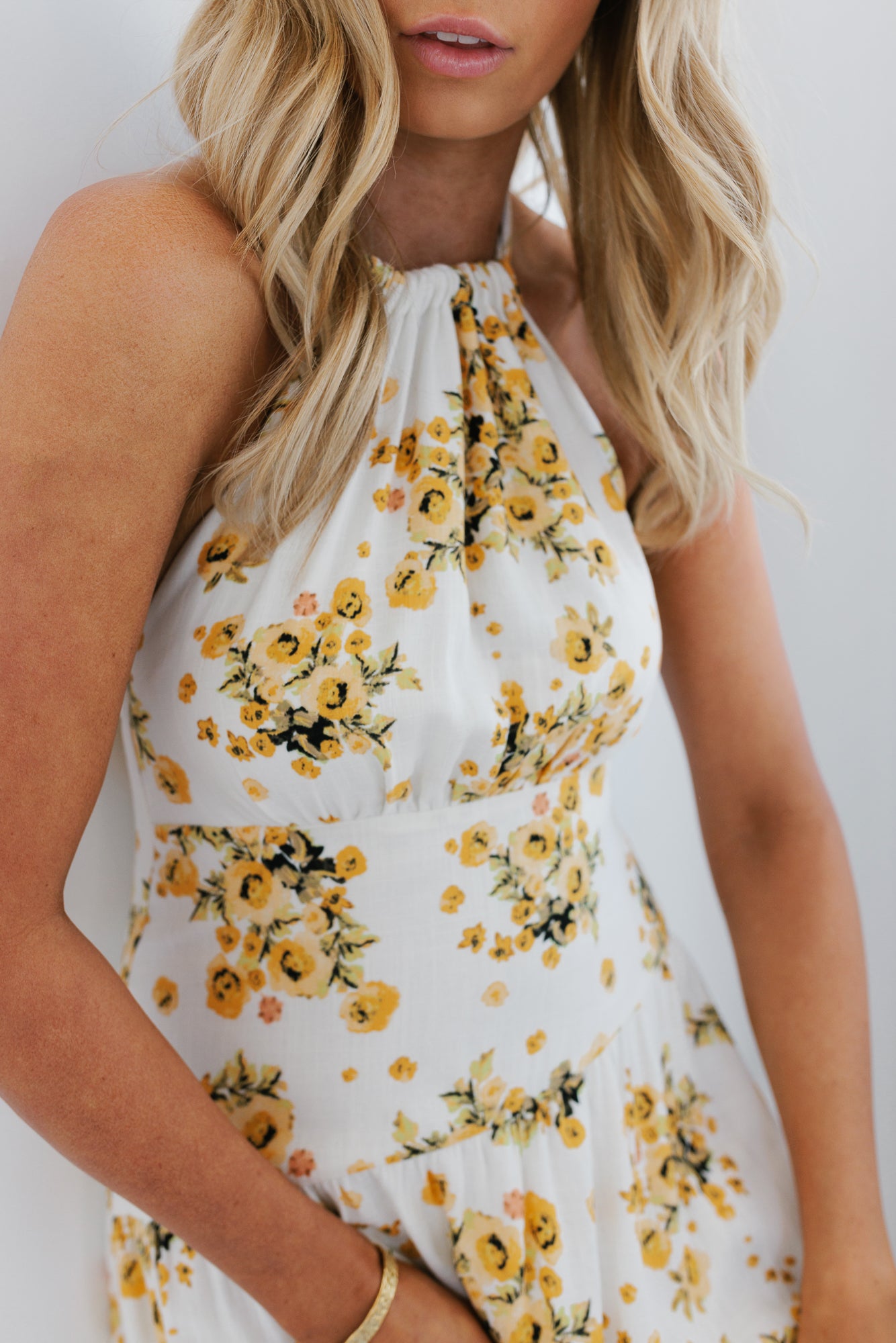 Perenne Dress - Yellow Floral