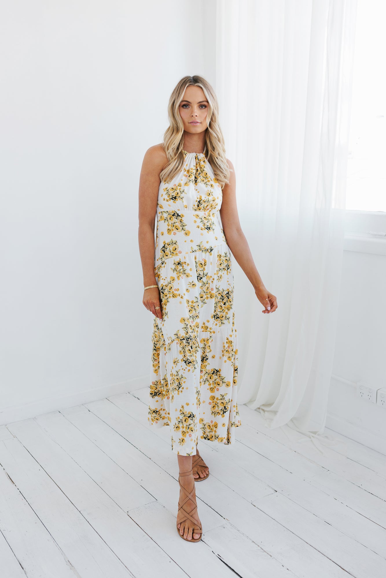 Perenne Dress - Yellow Floral