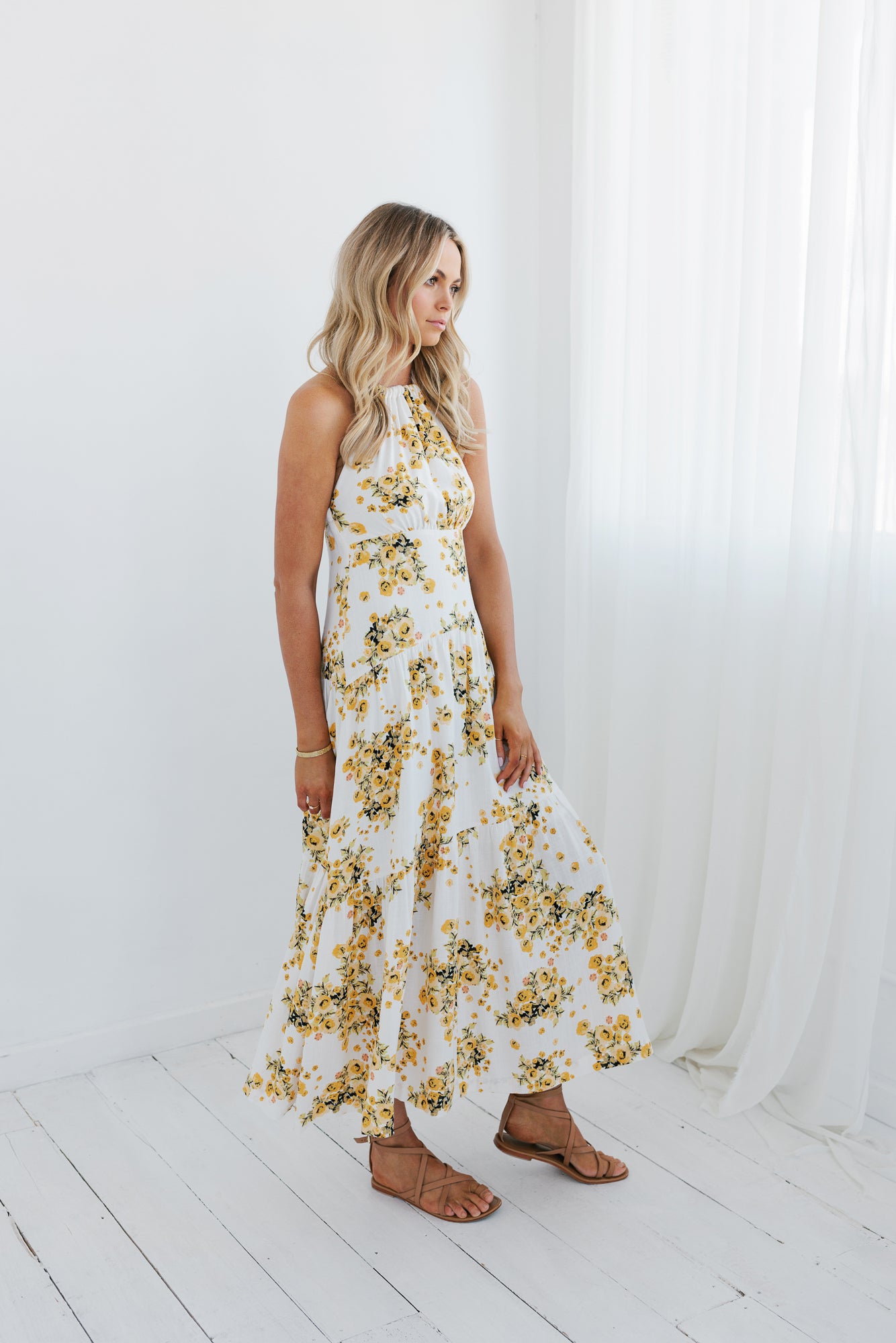 Perenne Dress - Yellow Floral