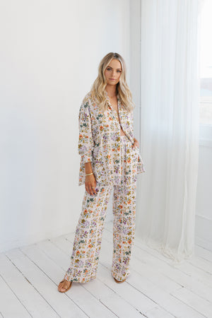 Vista Pants - Floral Tile