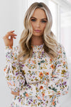 Molto Mini Dress - Floral Tile