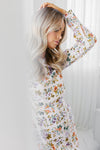 Molto Mini Dress - Floral Tile