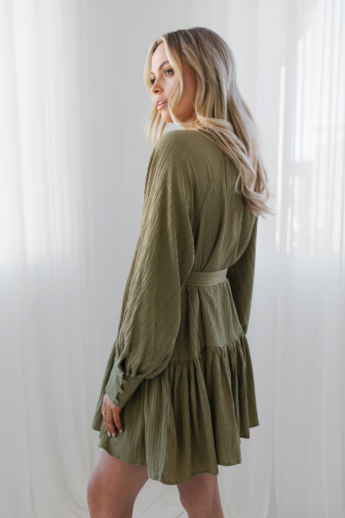 Indaco Dress - Olive