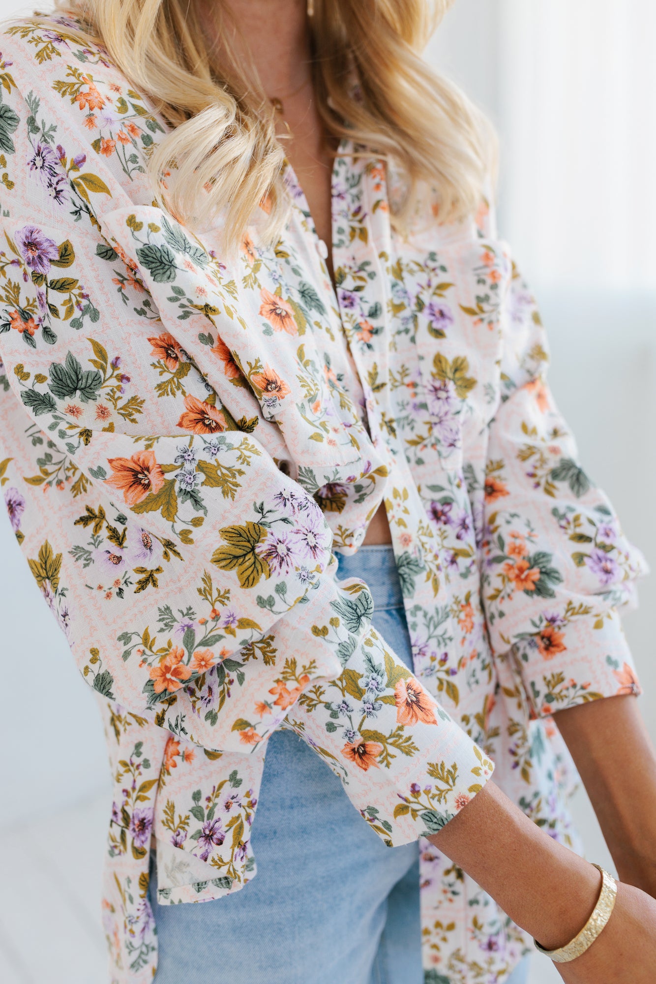Haute Shirt - Floral Tile