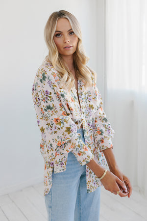 Haute Shirt - Floral Tile