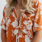 PRE ORDER EARLY APRIL - Giorno Shirt - Auburn/Beige Floral