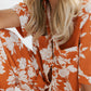 PRE ORDER EARLY APRIL - Giorno Shirt - Auburn/Beige Floral